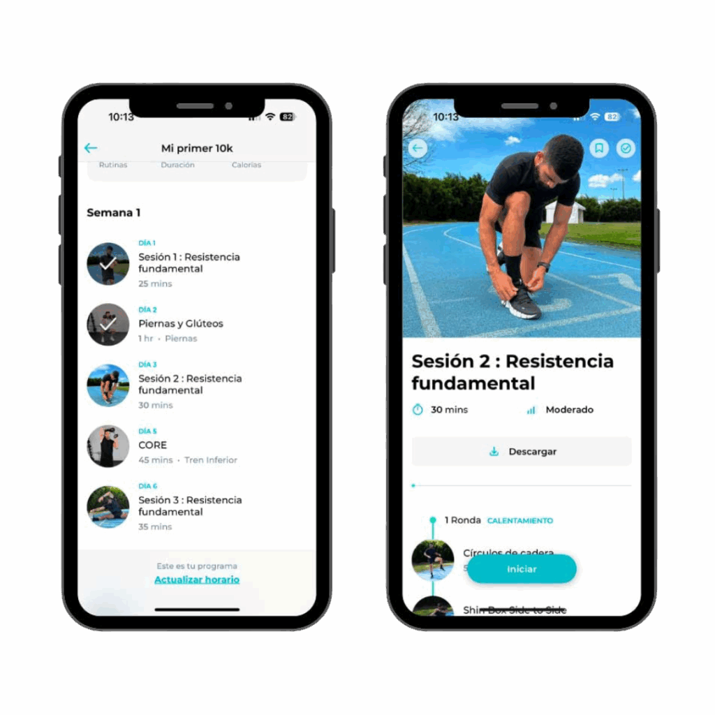 Corre 10km con seguridad