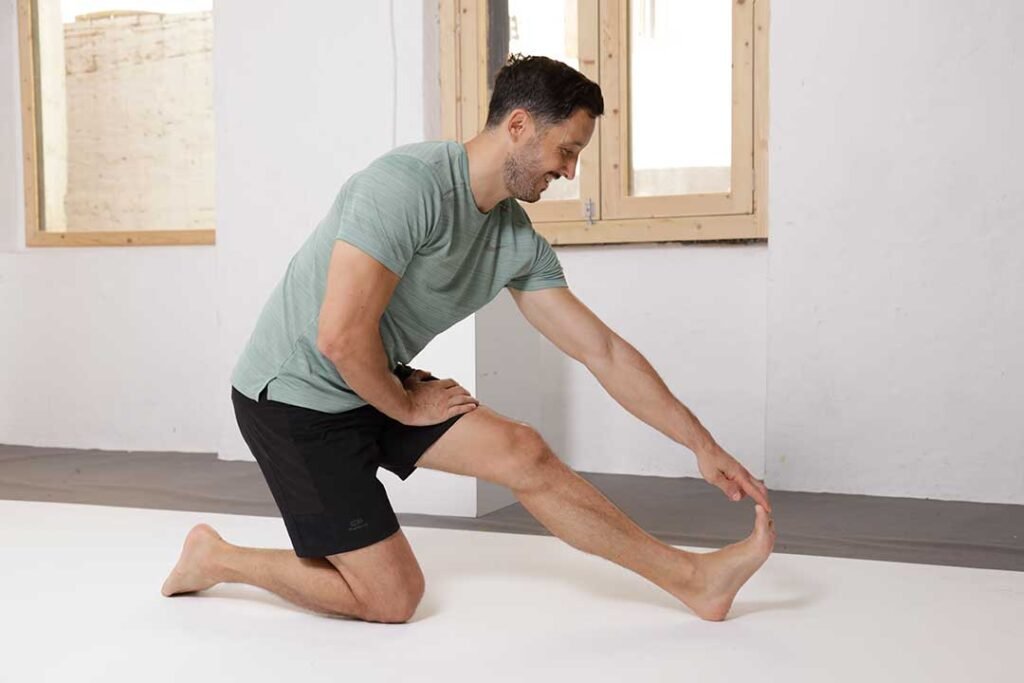 Como estirar isquiotibiales