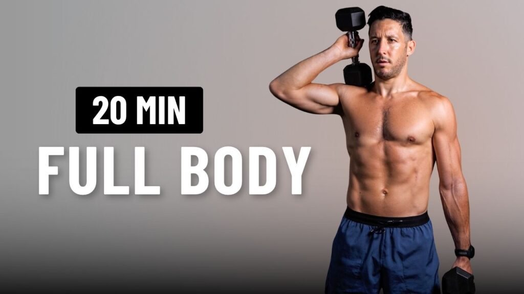 20 min Full Body con mancuernas en casa